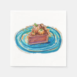 Pumpkin Pie Slice Servet
