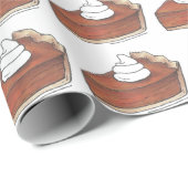 Pumpkin Pie Slice Thanksgiving Dessert Bakkerij Vo Cadeaupapier (Rol Hoek)