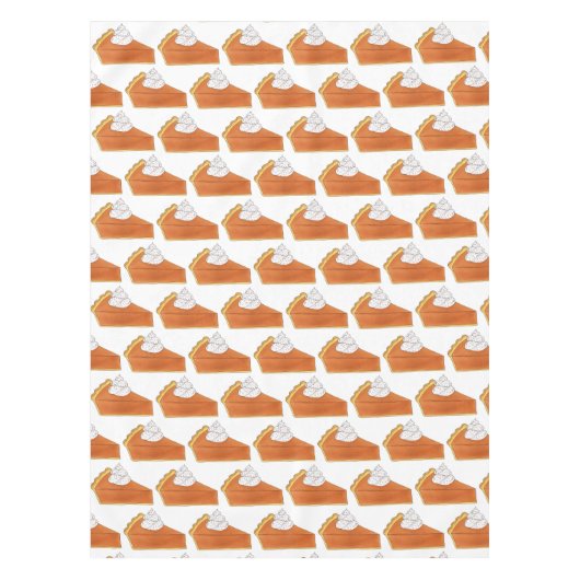 Pumpkin Pie Slice Thanksgiving Dinner Party Tafelkleed (Voorkant)