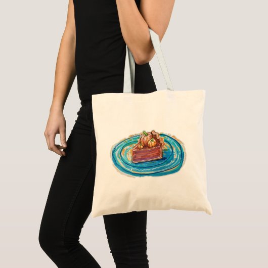 Pumpkin Pie Slice Tote Bag (Voorkant (product))