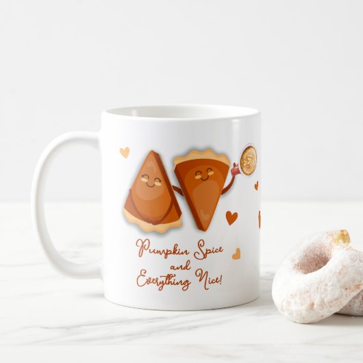 Pumpkin Pie Spice en alles mooi Koffiemok (Met donut)