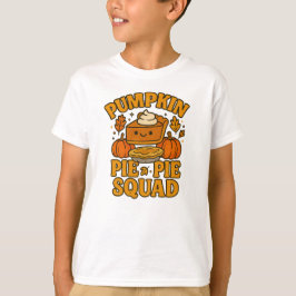 Pumpkin Pie Squad Thanksgiving Kinderen T-shirt