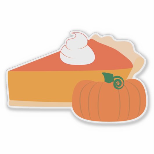 Pumpkin Pie Sticker (Voorkant)
