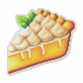 Pumpkin pie  sticker (Voorkant)