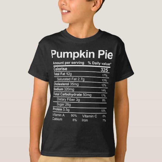 Pumpkin Pie T-shirt (Voorkant)