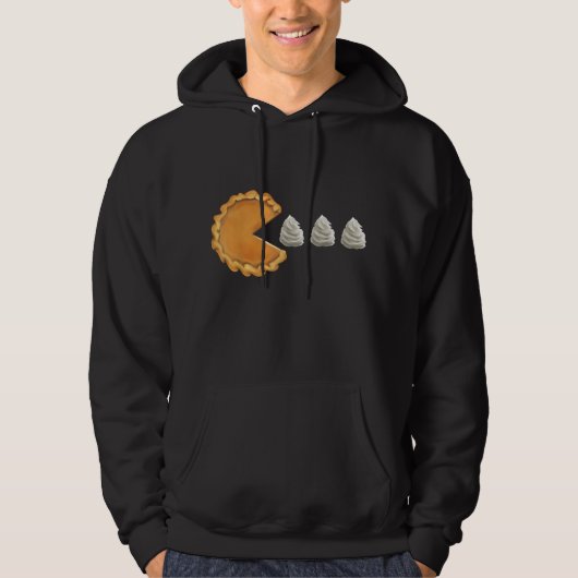 Pumpkin Pie Thanksgiving Day Funny Hoodie (Voorkant)