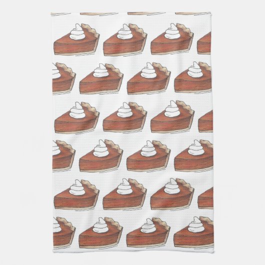 Pumpkin Pie Thanksgiving Dinner Holiday Gift Theedoek (Verticaal)