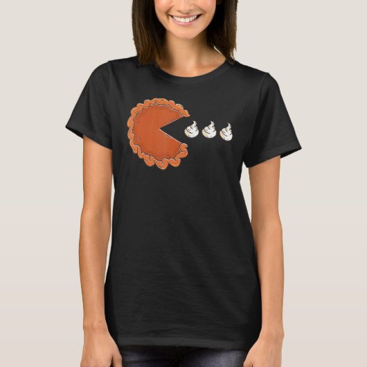 Pumpkin Pie Thanksgiving T-shirt (Voorkant)