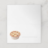 Pumpkin Pie Thanksgiving Vul in Plaatskaartje (Buitenkant ongevouwen)