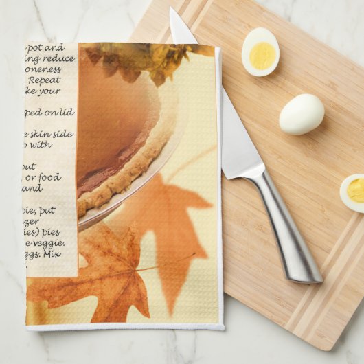 Pumpkin Pie Theedoek (Quarter Fold)