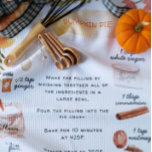 Pumpkin Pie Waterverf Recept Heirloom Theedoeken<br><div class="desc">Voor een uniek geschenk, maak een partij van goedheid recht uit een van oma's schattige recepten, en geschenk samen met een erfstuk theedoek bedrukt met hetzelfde recept. Verander handgeschreven recepten van je moeder of oma of tantes in prachtige en sentimentele theedoeken voor dagelijks gebruik. Elk recept kan worden ontworpen. In...</div>