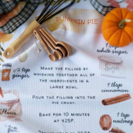 Pumpkin Pie Waterverf Recept Heirloom Theedoeken