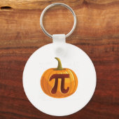 Pumpkin Pie Wiskunde Fun Halloween Thanksgiving Pi Sleutelhanger (Voorkant)