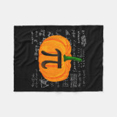 Pumpkin Pie Wiskunde Funny Halloween Thanksgiving  Fleece Deken (Voorkant (Horizontaal))