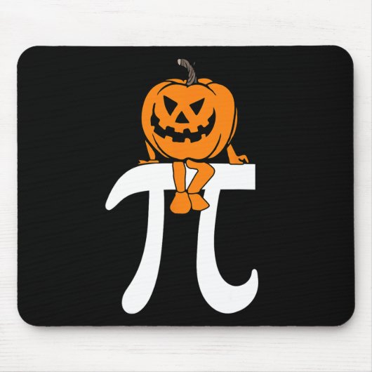 Pumpkin Pie Wiskunde Funny Halloween Thanksgiving  Muismat (Voorkant)