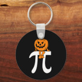 Pumpkin Pie Wiskunde Funny Halloween Thanksgiving  Sleutelhanger (Voorkant)