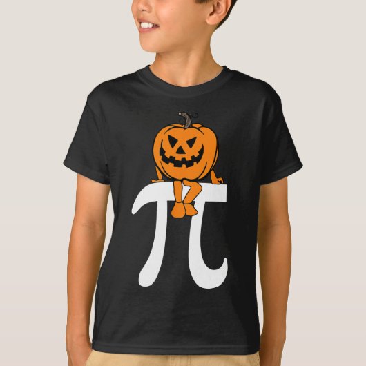 Pumpkin Pie Wiskunde Funny Halloween Thanksgiving T-shirt (Voorkant)