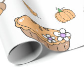 Pumpkin Pie Wrapping Paper Cadeaupapier (Rol Hoek)