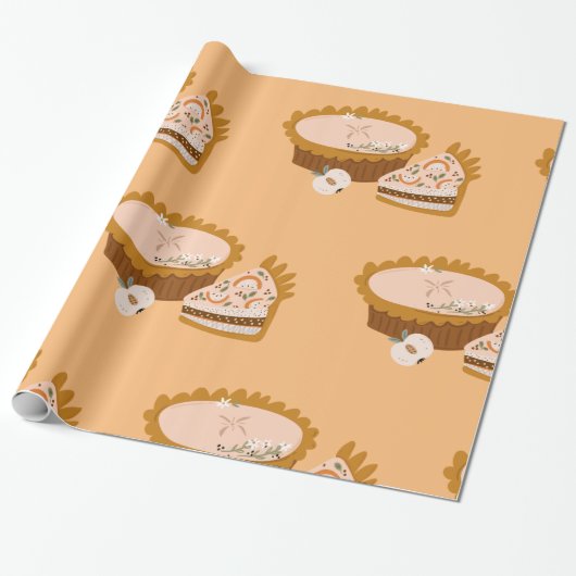 Pumpkin Pies Cadeaupapier (Uitgerold)