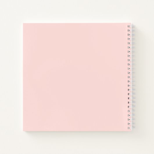 Pumpkin Pink Floral Girl Baby shower Guest Book Notitieboek (Achterkant)