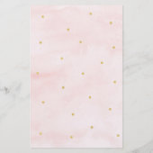 Pumpkin Pink Gold raadt het prijsspel Baby shower (Achterkant)
