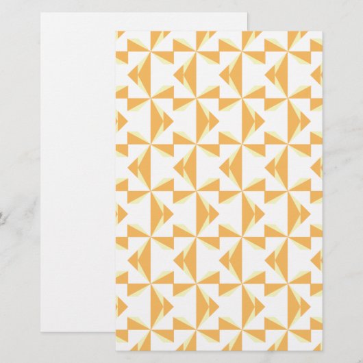 Pumpkin Pinwheels Briefpapier (Voorkant / Achterkant)