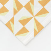 Pumpkin Pinwheels Fleece Deken (Hoek)