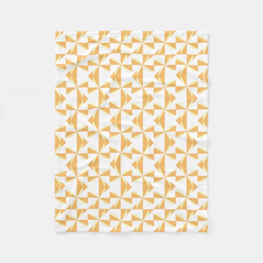 Pumpkin Pinwheels Fleece Deken (Voorkant)