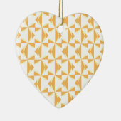 Pumpkin Pinwheels Keramisch Ornament (Rechts)