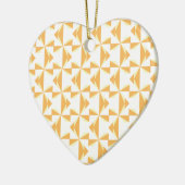 Pumpkin Pinwheels Keramisch Ornament (Links)