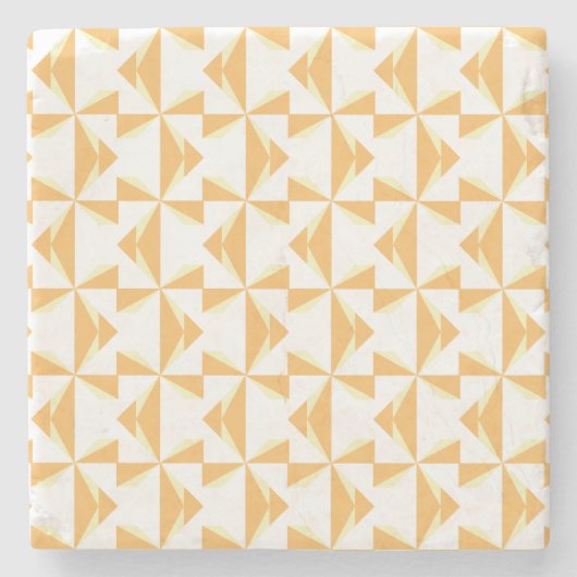 Pumpkin Pinwheels Stenen Onderzetter (Voorkant)