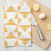 Pumpkin Pinwheels Theedoek (Quarter Fold)
