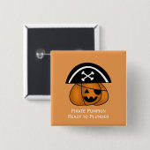 Pumpkin Pirate Button (Voorkant /achterkant)