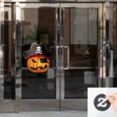 Pumpkin Pirate Raamsticker (Kantoordeur)