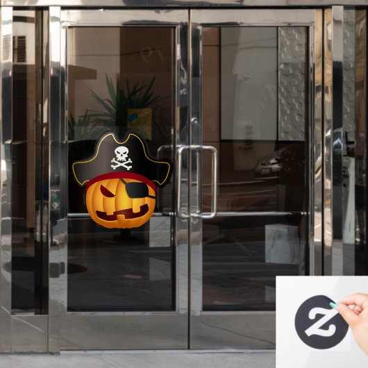 Pumpkin Pirate Raamsticker (Kantoordeur)