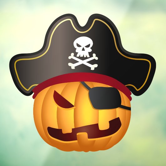 Pumpkin Pirate Raamsticker (Vel 3)
