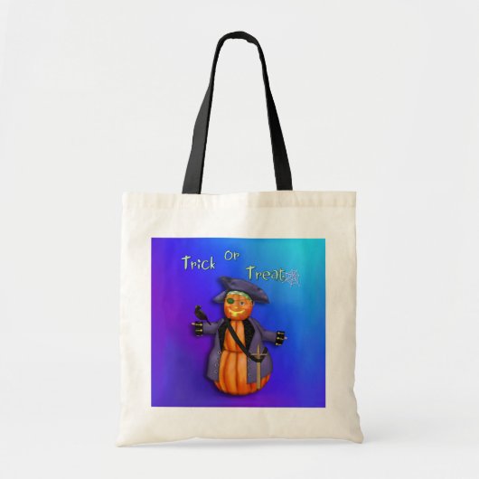 Pumpkin Pirate Tote Bag (Voorkant)