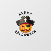 Pumpkin Pirate Window Cling personaliseren Raamsticker (Vel)