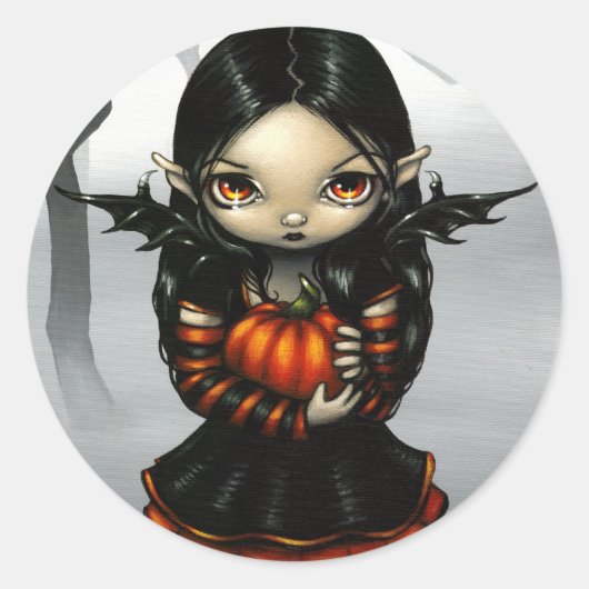 "Pumpkin Pixie" Sticker (Voorkant)