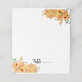 Pumpkin-plaatskaart Plaatskaartje (Buitenkant ongevouwen)