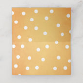 Pumpkin Place Card Autumn Herfst Shower Birthday Plaatskaartje (Binnenkant ongevouwen)