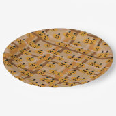 Pumpkin Plaid Papieren Bordje (Gekanteld)