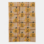 Pumpkin Plaid Theedoek (Verticaal)
