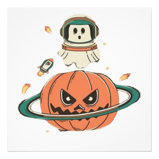 Pumpkin Planet Foto Afdruk (Voorkant)