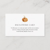 Pumpkin Play-afsluitkaart Informatiekaartje (Voorkant)