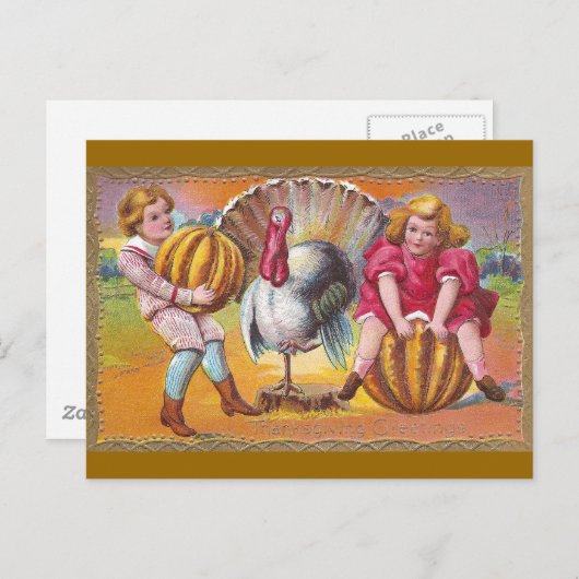 Pumpkin Play Briefkaart (Voorkant / Achterkant)