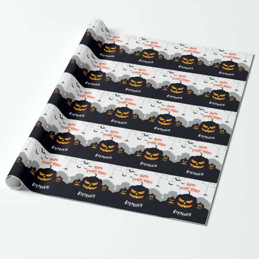 Pumpkin-pleister Cadeaupapier (Uitgerold)