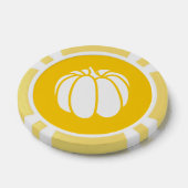 Pumpkin-pleister in geel poker chips (Enkel)