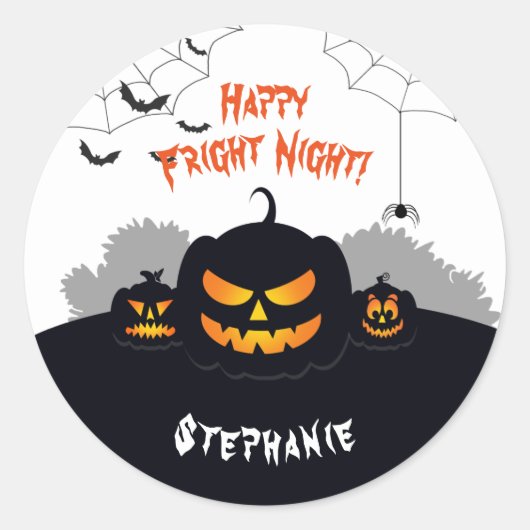 Pumpkin-pleister Ronde Sticker (Voorkant)