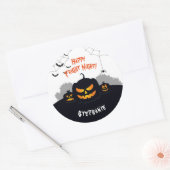 Pumpkin-pleister Ronde Sticker (Envelop)